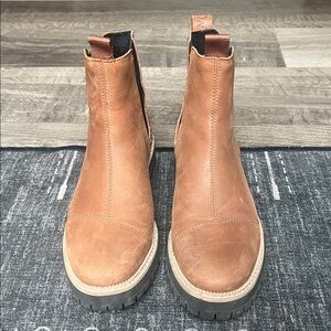 Toms brown booties size 6.5